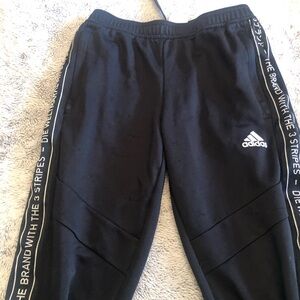 Adidas Kids Black Track Pants